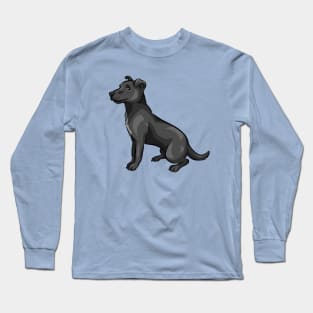 Cute Patterdale Terrier Dog Long Sleeve T-Shirt